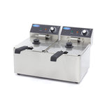 Frituurpan - 2x 8 L - 2 Manden - tot 2,8 Kg Frites
