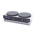 Crepebakplaat - Dubbele Crepes - 2 x 40 cm - incl. Beslagverdeler