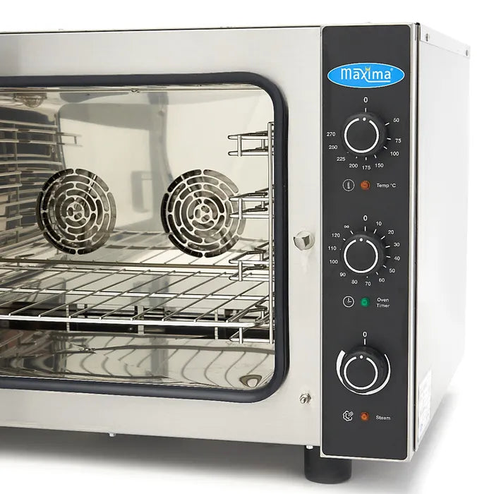 Combisteamer - 4 Bakken (1/1 GN / 60 x 40 cm) - Analoog - 400V