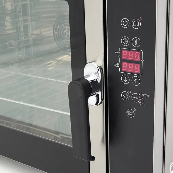 Combisteamer - 4 Bakken (1/1 GN / 60 x 40 cm) - Digitaal Display - 400V
