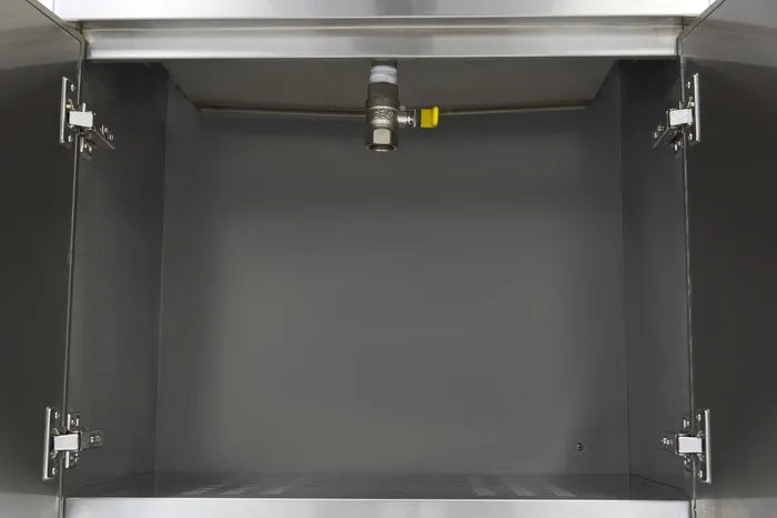 Frituurpan - 30 L - 1 Mand - met Tapkraan en Opbergruimte