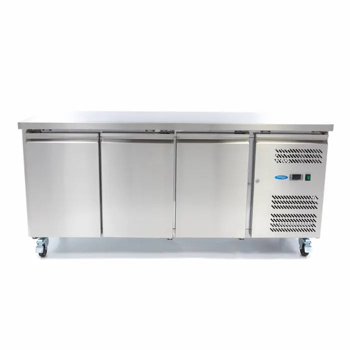 Koelwerkbank - 180 cm - 3 Deuren