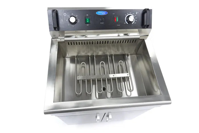 Frituurpan - 30 L - 1 Mand - met Tapkraan en Opbergruimte