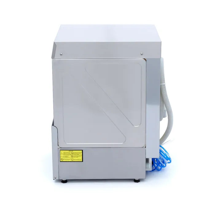 Glazenspoelmachine - 35 x 35 cm - met Afvoer-, Glansspoel- en Zeeppomp - Digitaal Display - 230V