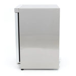 Koelkast - 200 L - Rvs - met Glazen Deur