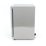 Vrieskast - 200 L - Rvs - met Glazen Deur
