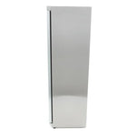 Vrieskast - 400 L - Rvs - met Glazen Deur