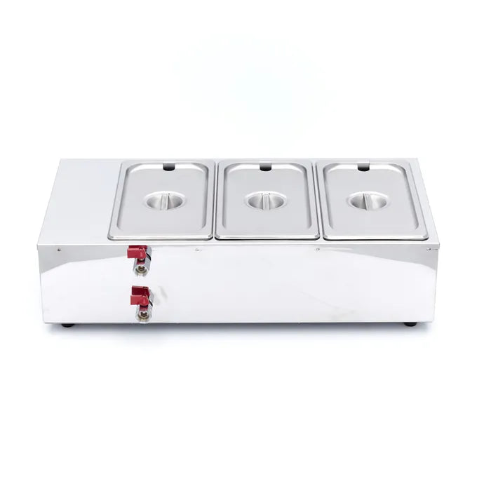 Chocoladesmelter - 3 x 1/3 GN 10 cm