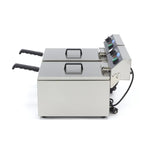 Frituurpan - 2x 11 L - 2 Manden - tot 2,8 Kg Frites