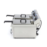 Frituurpan - 2x 13 L - 2 Manden - met Tapkraan