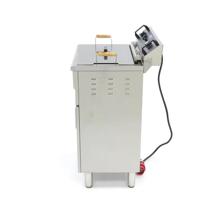 Frituurpan - 30 L - 1 Mand - met Tapkraan en Opbergruimte