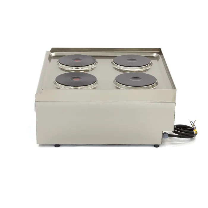 Kookplaat Horeca - 4 Pitten - Dubbel - 60 cm Diep - 400V