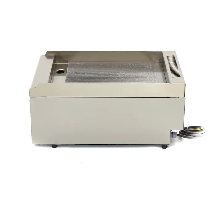 Horeca Grillplaat - Gegroefd - Enkel - 60 cm Diep