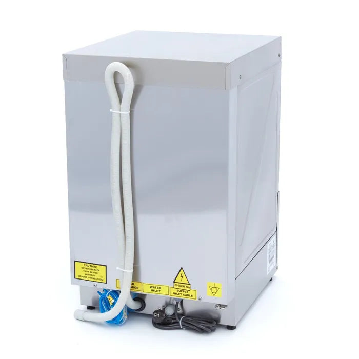 Horeca Vaatwasser - 40 x 40 cm - met Afvoer-, Glansspoel- en Zeeppomp - Digitaal Display -230V