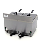 Frituurpan - 2x 8 L - 2 Manden - met Tapkraan - Inductie
