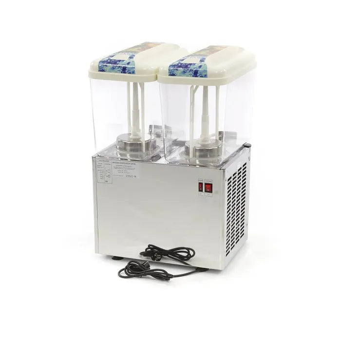 Drankdispenser - 2x 18 L - Elektrisch - incl. Roersysteem
