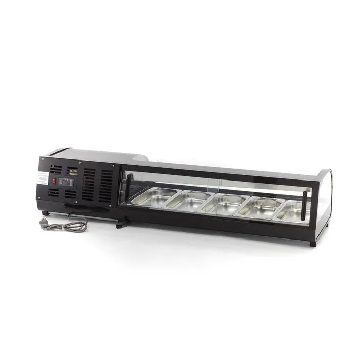Sushi- en Tapasvitrine - 52 L - 5 x 1/3 GN - Tafelmodel