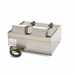 Frituurpan - 2x 10 L - 2 Manden - met Tapkraan - 400V