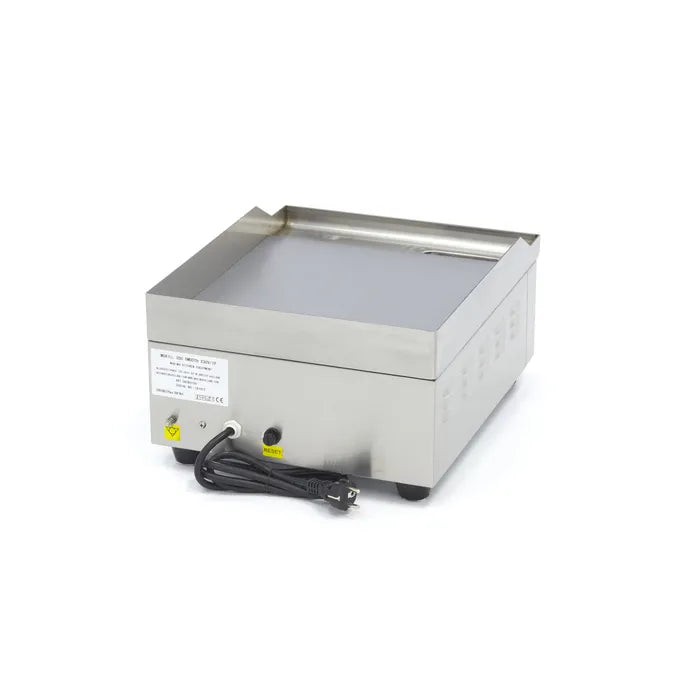 Grillplaat - Glad - 36 cm - incl. Opvangbak