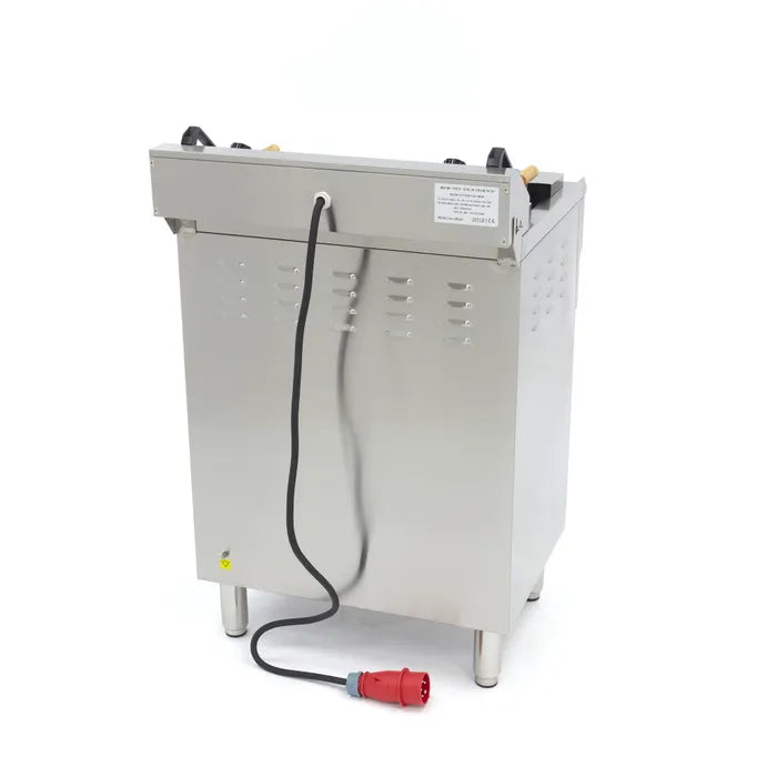 Frituurpan - 35 L - 1 Mand - met Tapkraan - 400V