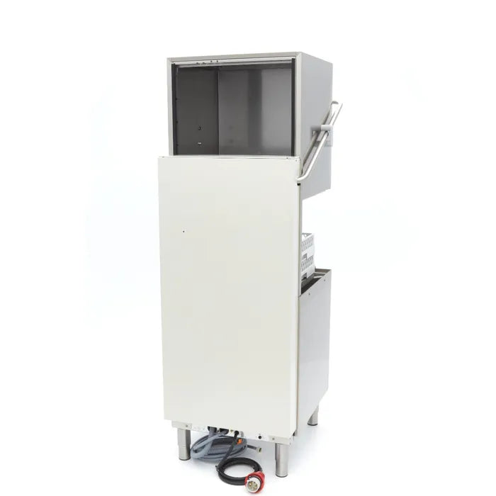 Doorschuifvaatwasser - 50 x 50 cm - met Afvoer-, Glansspoel- en Zeeppomp – 400V