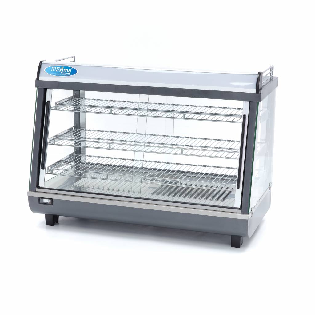 Warmhoudvitrine - 136 L - 91,5 cm - 3 Niveaus