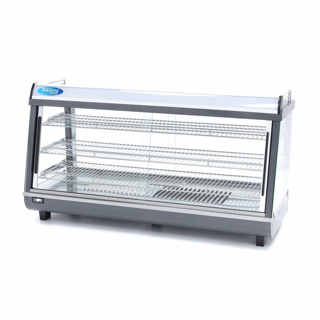 Warmhoudvitrine - 186 L - 121,5 cm - 3 Niveaus
