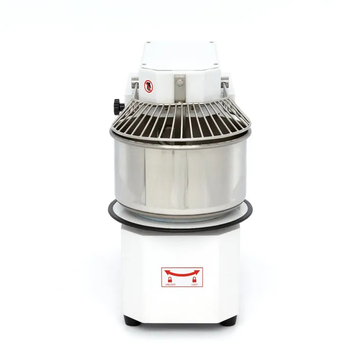 Spiraalkneder - 20 L - 12 Kg Deeg - 2 Snelheden - Uitneembare Kom