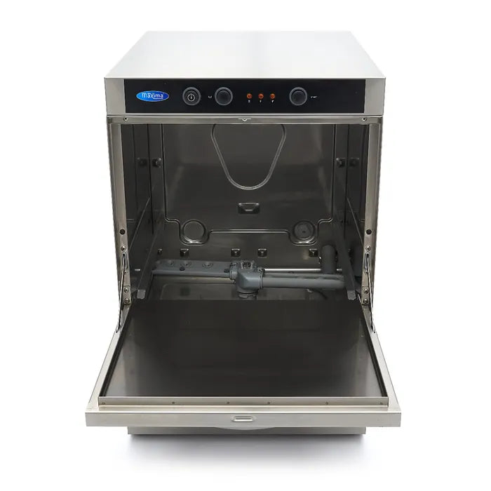 Horeca Vaatwasser - 40 x 40 cm - met Afvoer-, Glansspoel- en Zeeppomp - 230V