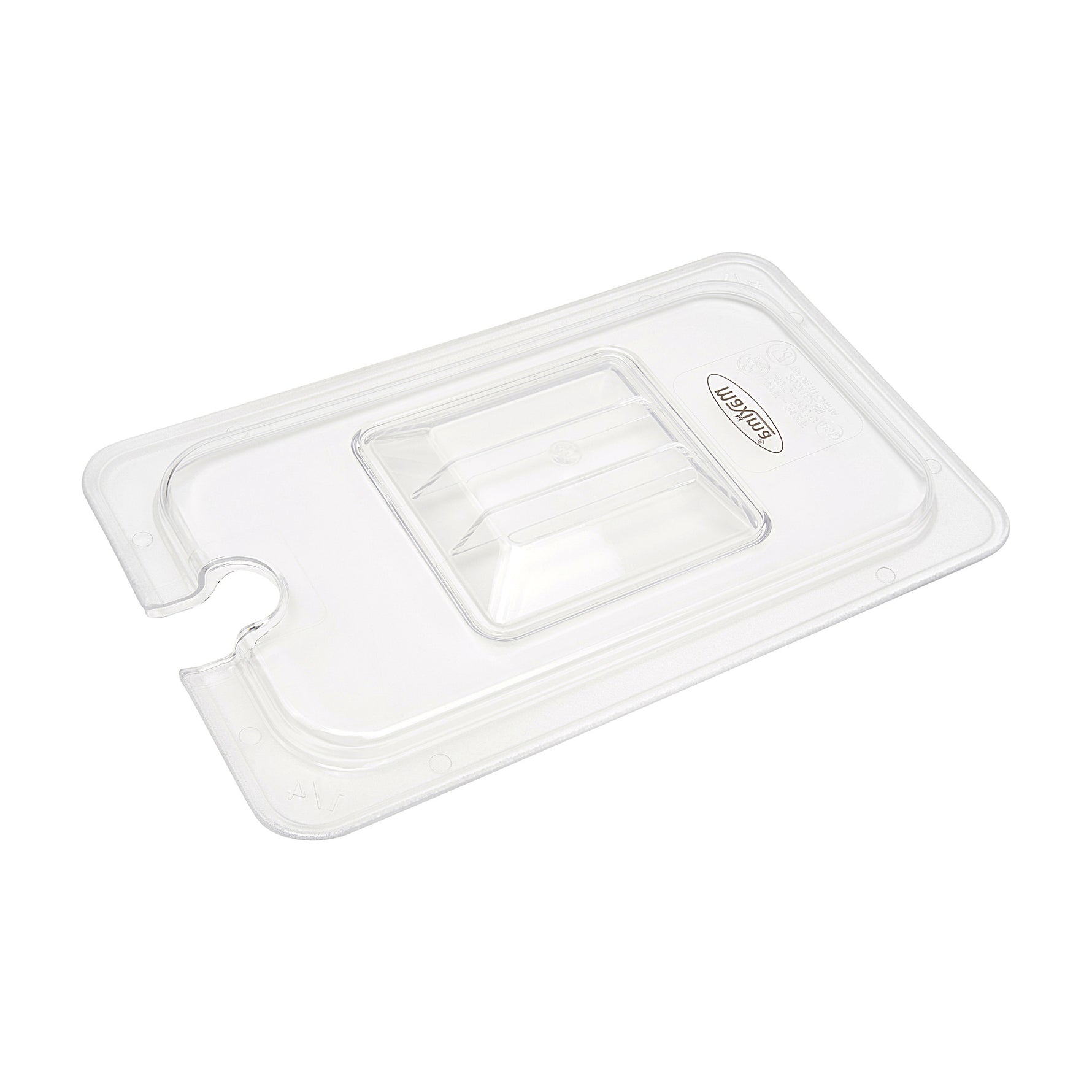 Gastronorm Deksel - 1/4 GN - Polycarbonaat - met Uitsparing