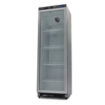 Koelkast - 400 L - Zwart - met Glazen Deur