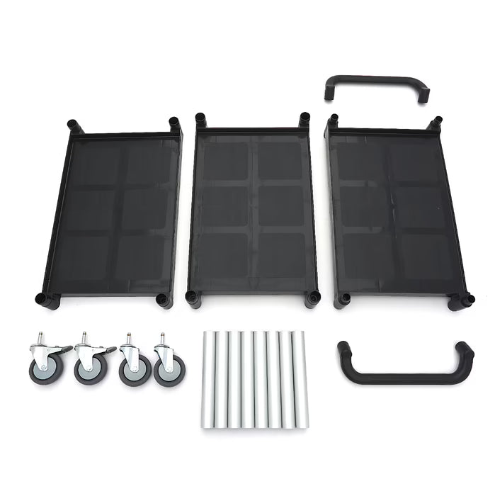 Serveerwagen - 3 Werkbladen - 86,5 x 42,5 cm