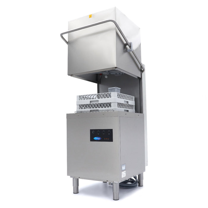 Doorschuifvaatwasser - 50 x 50 cm - met Afvoer-, Glansspoel- en Zeeppomp – 400V