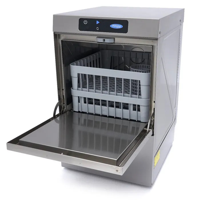 Horeca Vaatwasser - 40 x 40 cm - met Glansspoelpomp - Digitaal Display - 230V