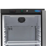 Koelkast - 400 L - Zwart - met Glazen Deur