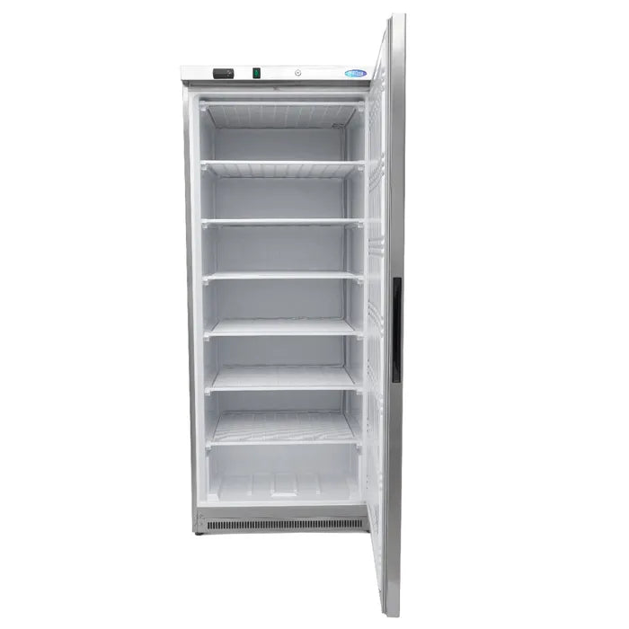 Vrieskast - 600 L - 6 Vaste Roosters - Rvs
