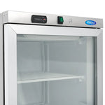 Vrieskast - 400 L - Rvs - met Glazen Deur
