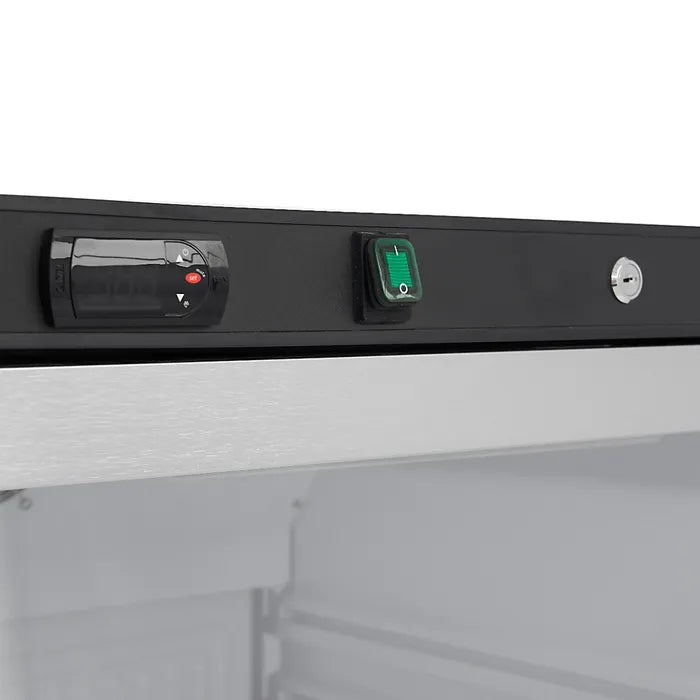 Koelkast - 600 L - Zwart - met Glazen Deur