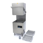 Doorschuifvaatwasser - 50 x 50 cm - met Afvoer-, Glansspoel- en Zeeppomp – 400V