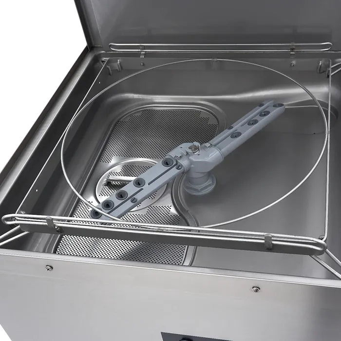 Doorschuifvaatwasser - 50 x 50 cm - met Afvoer-, Glansspoel- en Zeeppomp – 400V