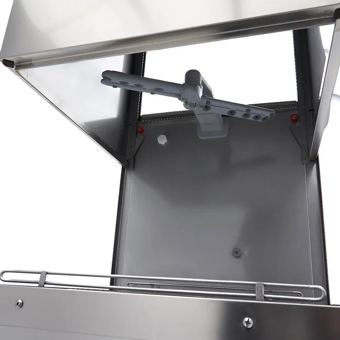 Doorschuifvaatwasser - 50 x 50 cm - met Afvoer-, Glansspoel- en Zeeppomp – 400V
