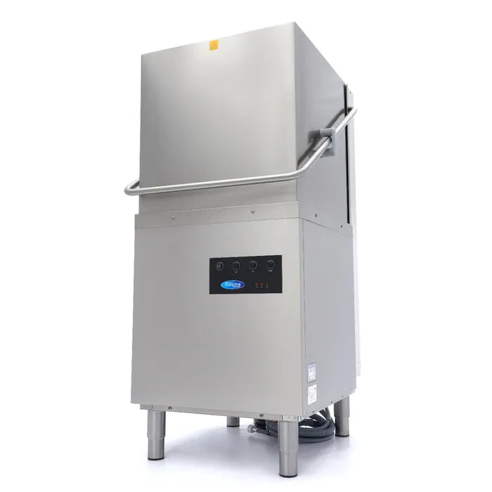 Doorschuifvaatwasser - 50 x 50 cm - met Afvoer-, Glansspoel- en Zeeppomp – 400V