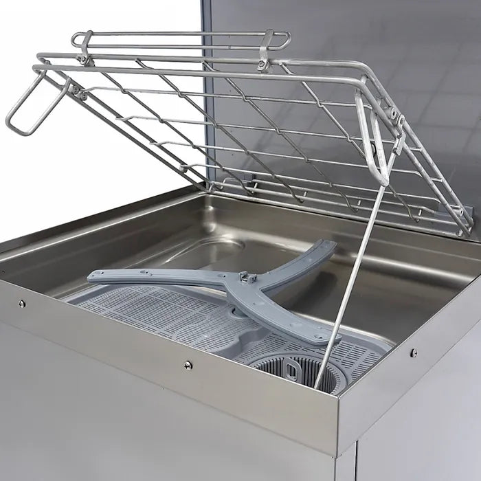 Doorschuifvaatwasser - 50 x 60 cm - met Glansspoel- en Zeeppomp – 400V