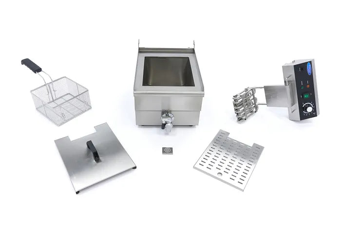 Frituurpan - 13 L - 1 Mand - met Tapkraan