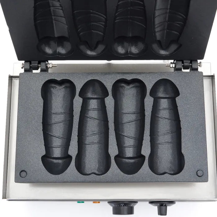Wafelijzer - 4 Stuks - Penis