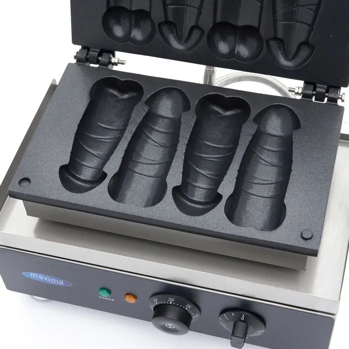 Wafelijzer - 4 Stuks - Penis