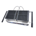 Wafelijzer - 2 Stuks - Brusselse Wafel - Draaibaar - Digitaal