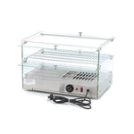 Warmhoudvitrine - 50 L - 55 cm - 2 Niveaus