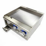 Horeca Grillplaat - Glad - Dubbel - 60 cm Diep - Gas