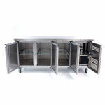 Koelwerkbank - 180 cm - 3 Deuren